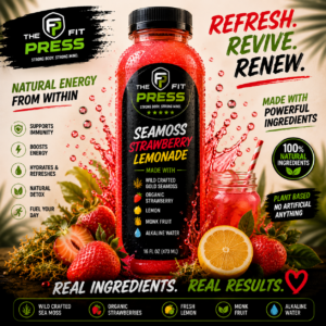 Seamoss Strawberry Lemonade